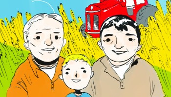 family photo drawing